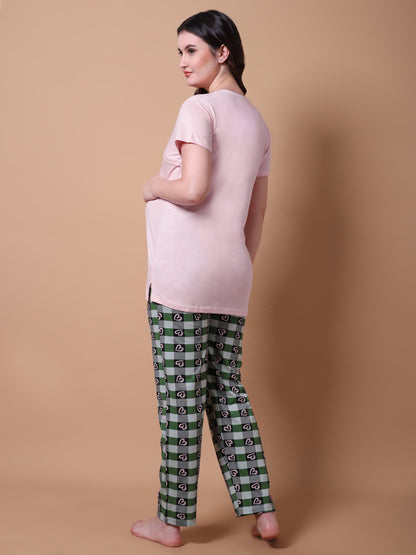 Just a little maternity & nursing lounge night suit