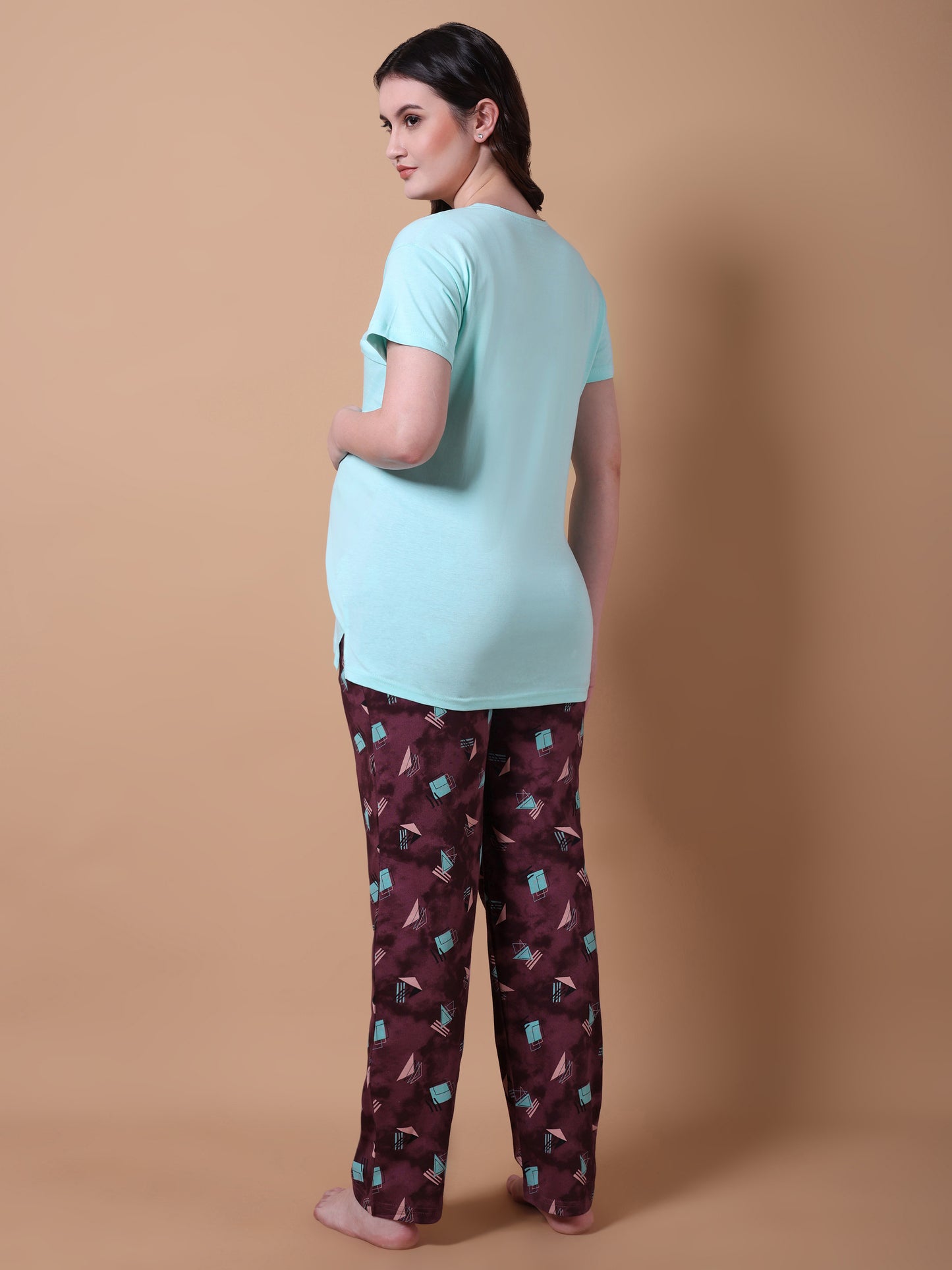 Crafting dreams Maternity & Nursing Lounge night suit