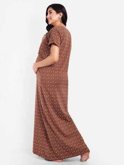 Rust orange Maternity and Lounge Nighty