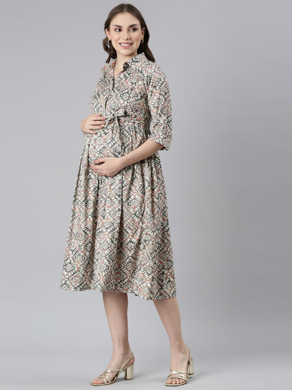 Muse maternity and feeding dress