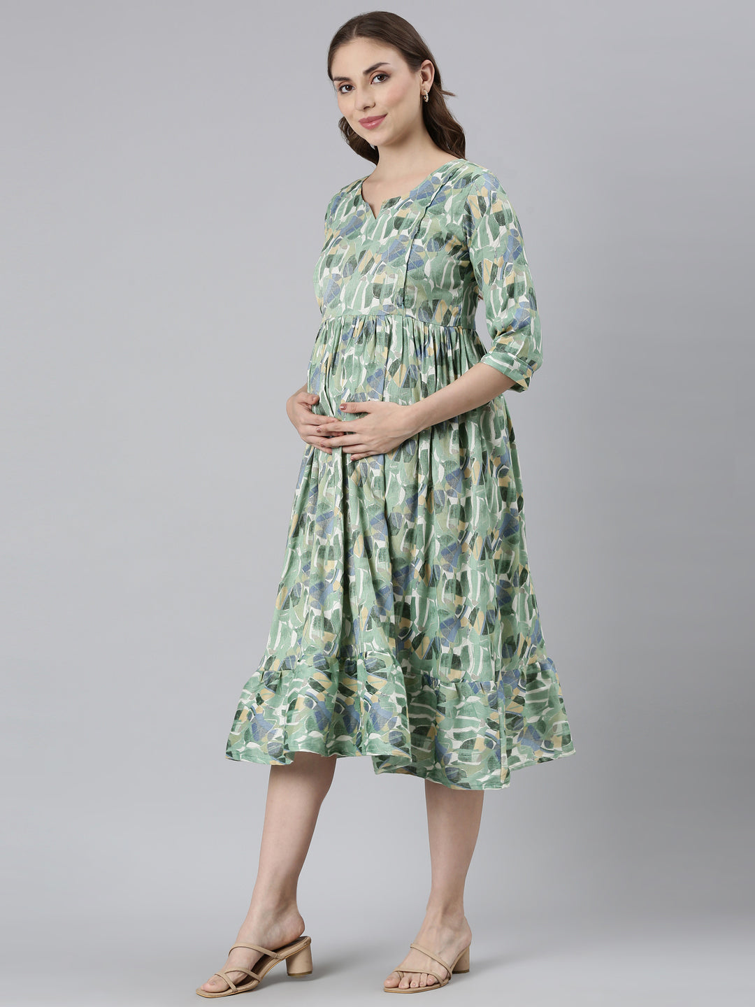 Seafom maternity and feeding dress