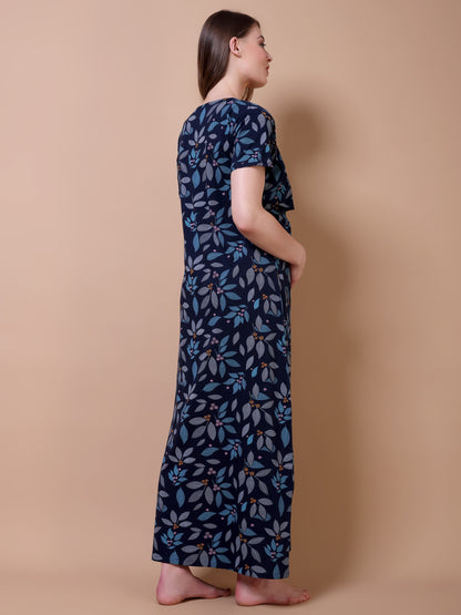 Floral Folliage Maternity and Lounge Nighty
