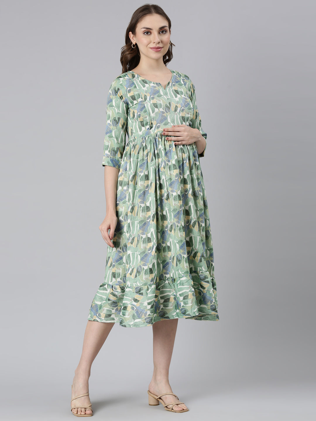 Seafom maternity and feeding dress