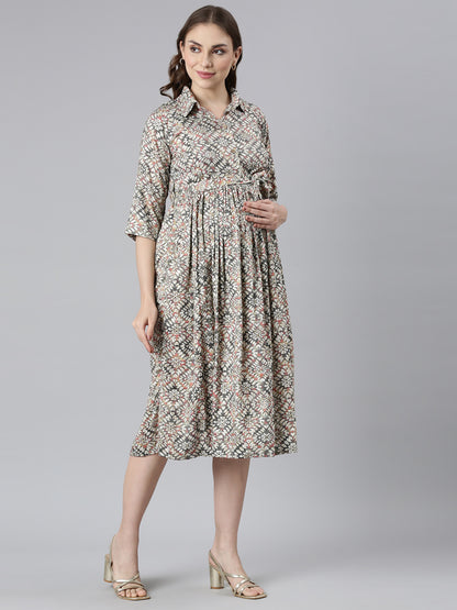 Muse maternity and feeding dress