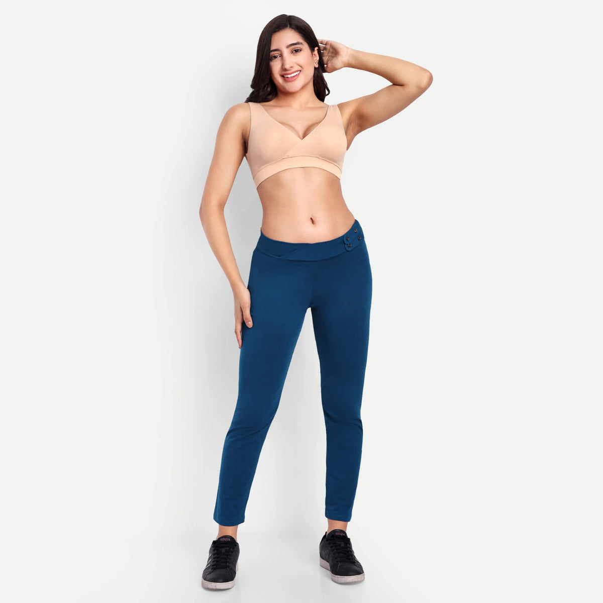 Maternity Lounge Bamboo Bra  (removable cups) - Skin