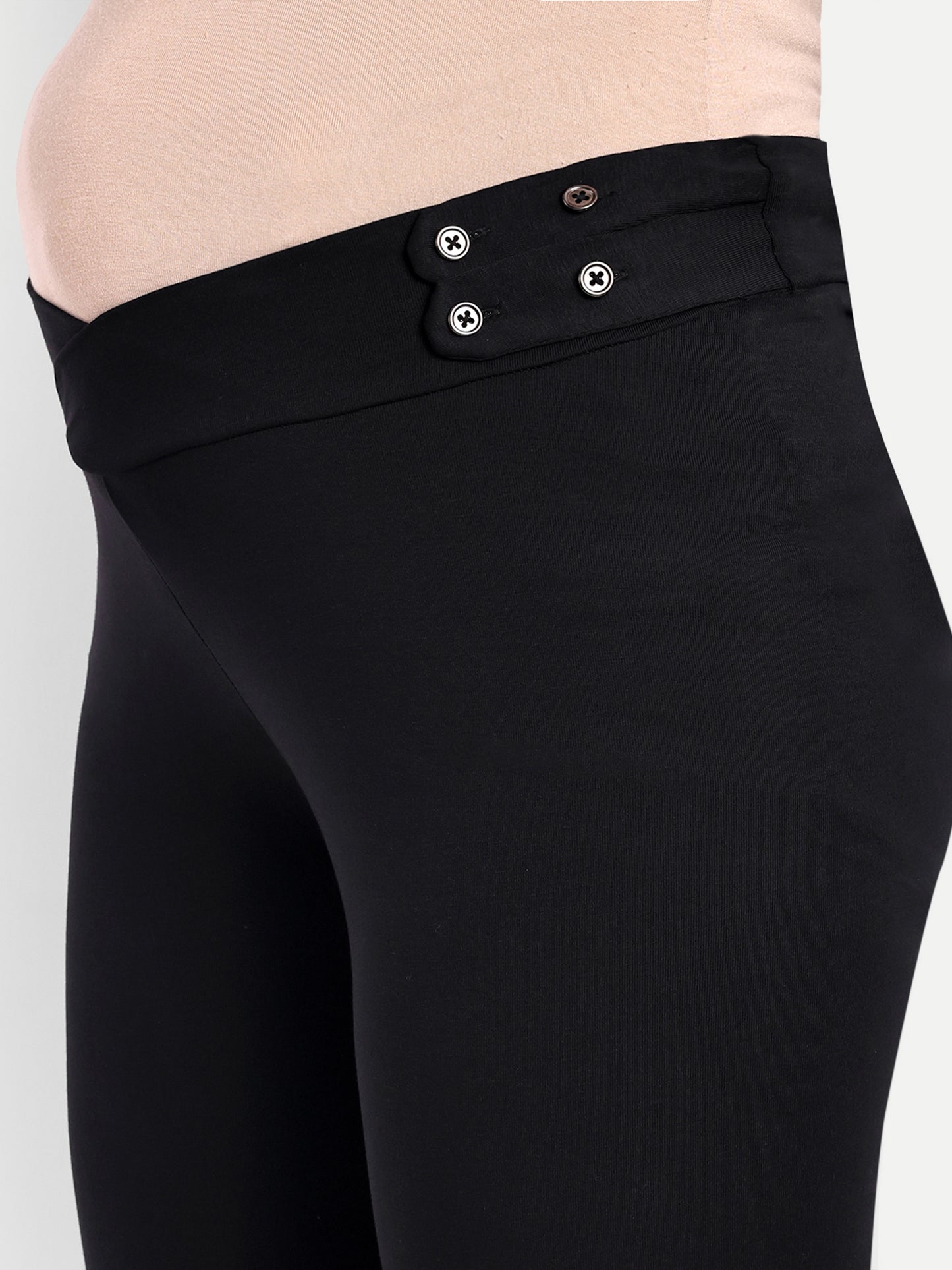 Maternity Comfy Pant Black - Adjustable waist