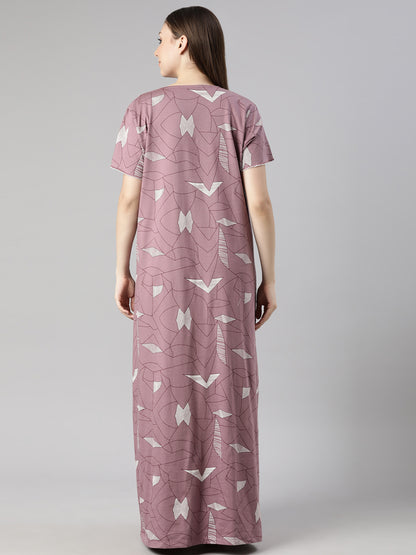 Plum grape Maternity and Lounge Nighty