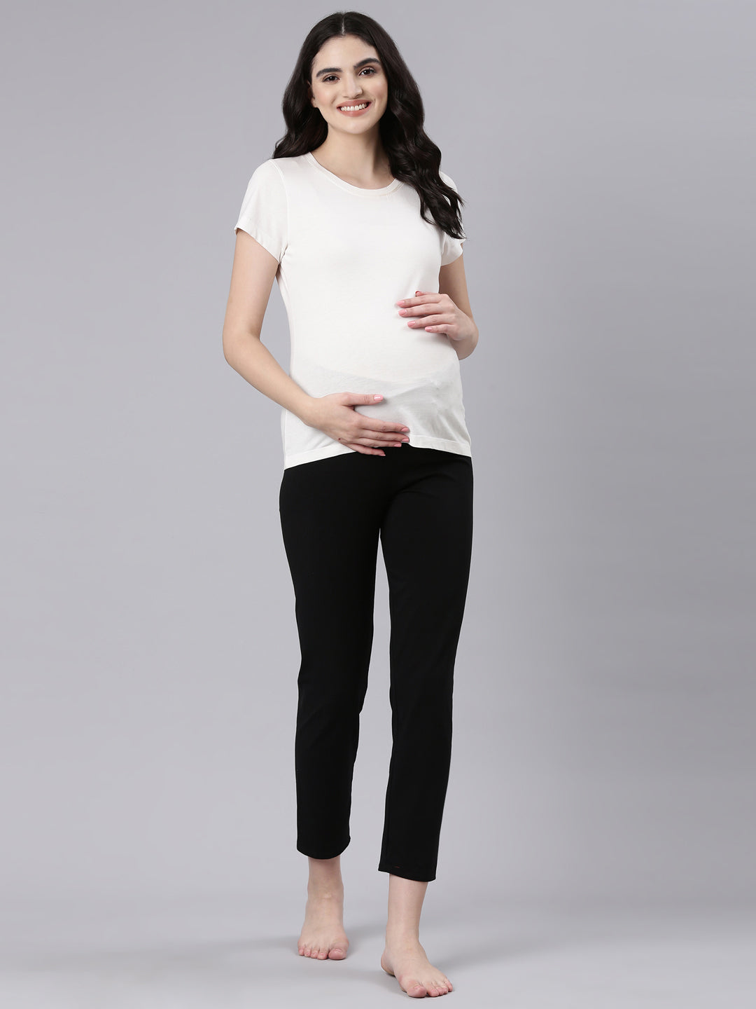 Maternity Comfy Pant Black - Adjustable waist