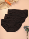 Pack of 3 Black Maternity Panties
