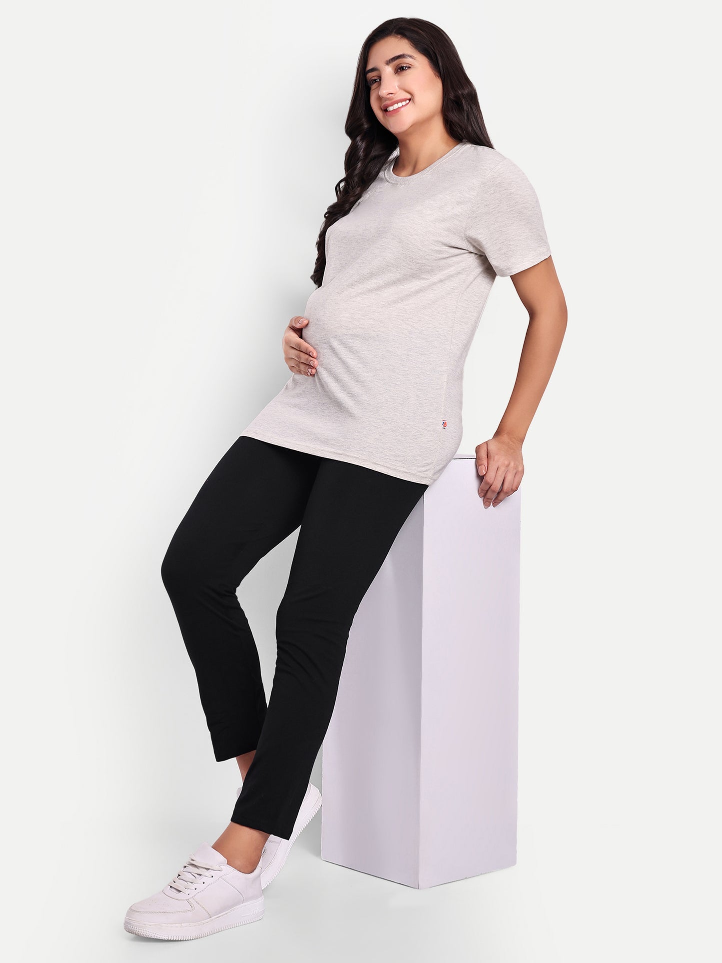 Maternity Comfy Pant Black - Adjustable waist