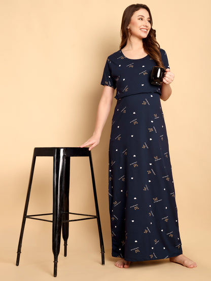 Gorgeous Navy Maternity and Lounge Nighty