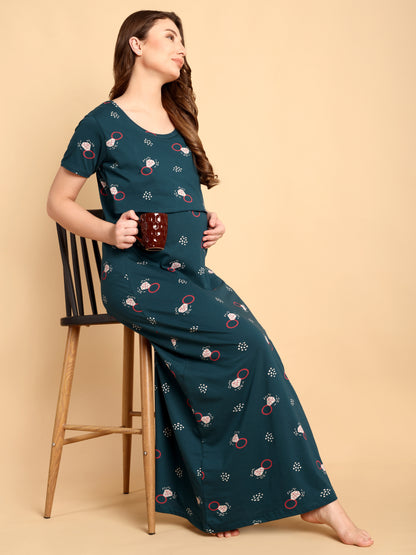 Precious Blue Maternity and Lounge Nighty