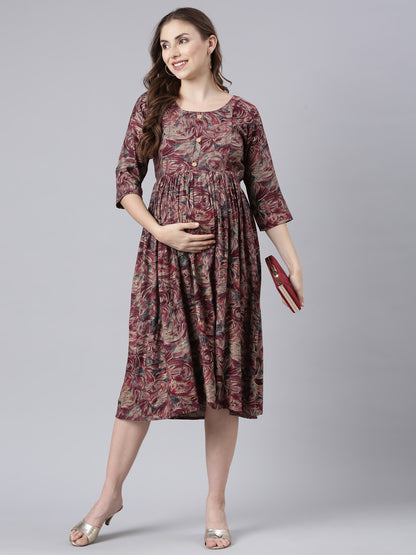 Sangria maternity and feeding dress