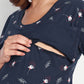 Floral navy Maternity and Lounge Nighty