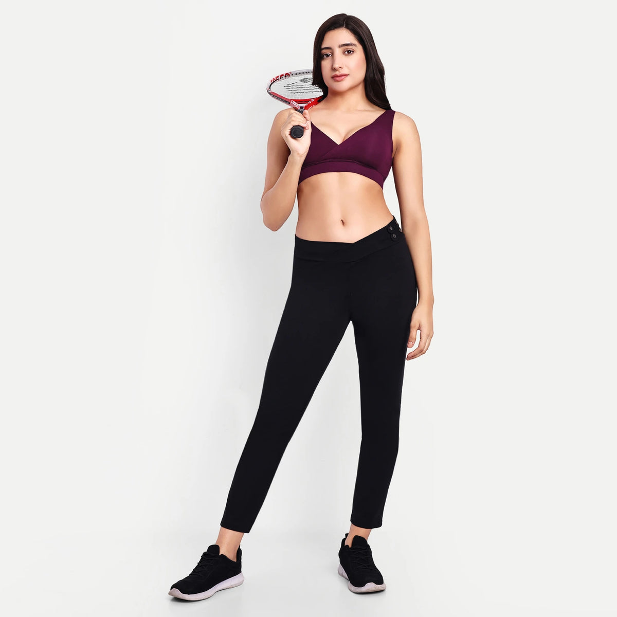 Maternity Lounge Bamboo Bra  (removable cups) - Wine