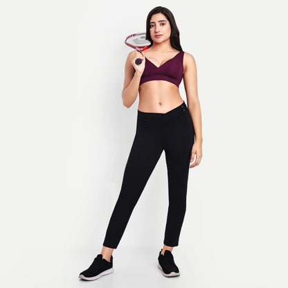 Maternity Lounge Bamboo Bra  (removable cups) - Wine
