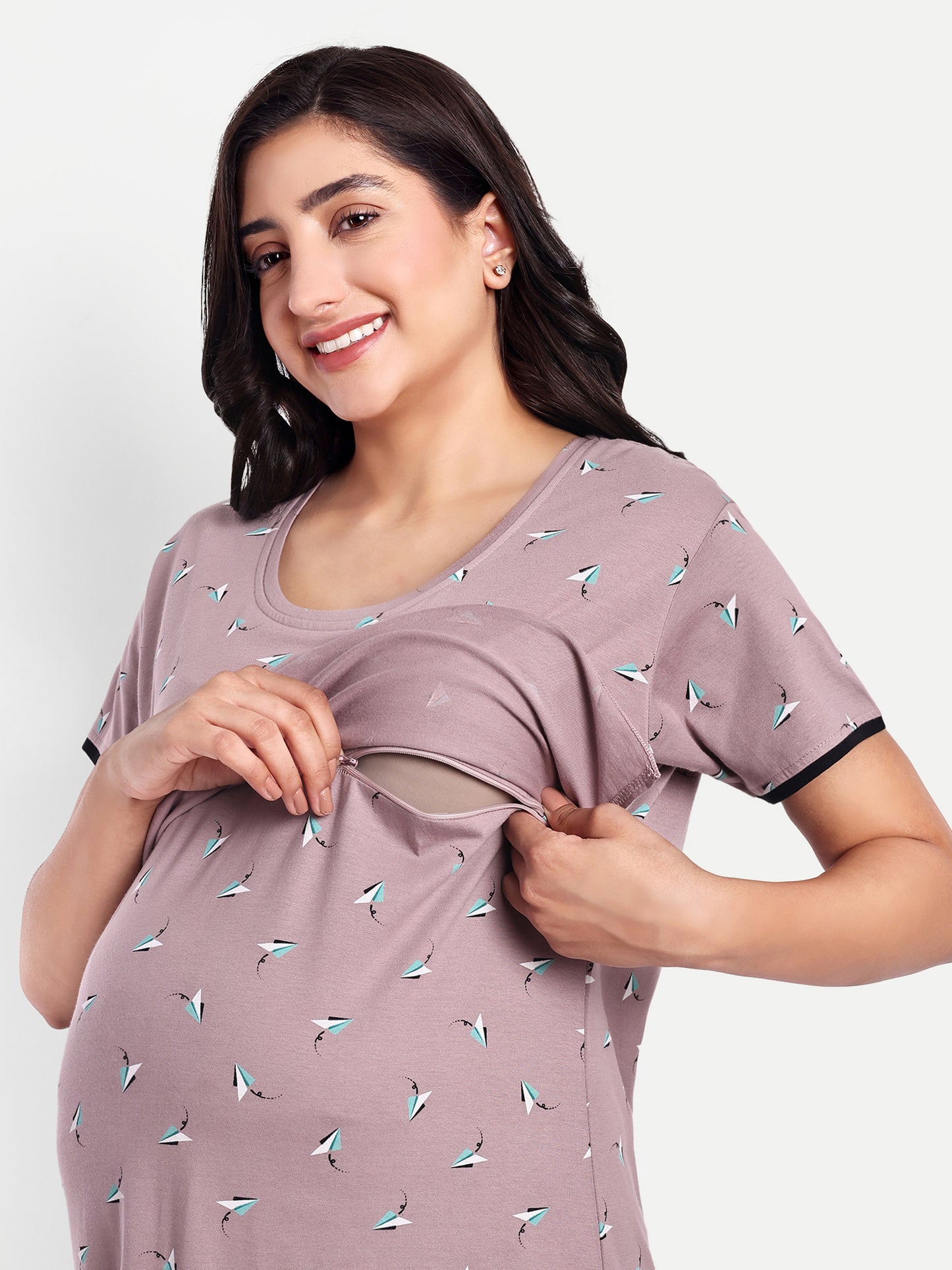 Dusk rose Maternity and Lounge Nighty