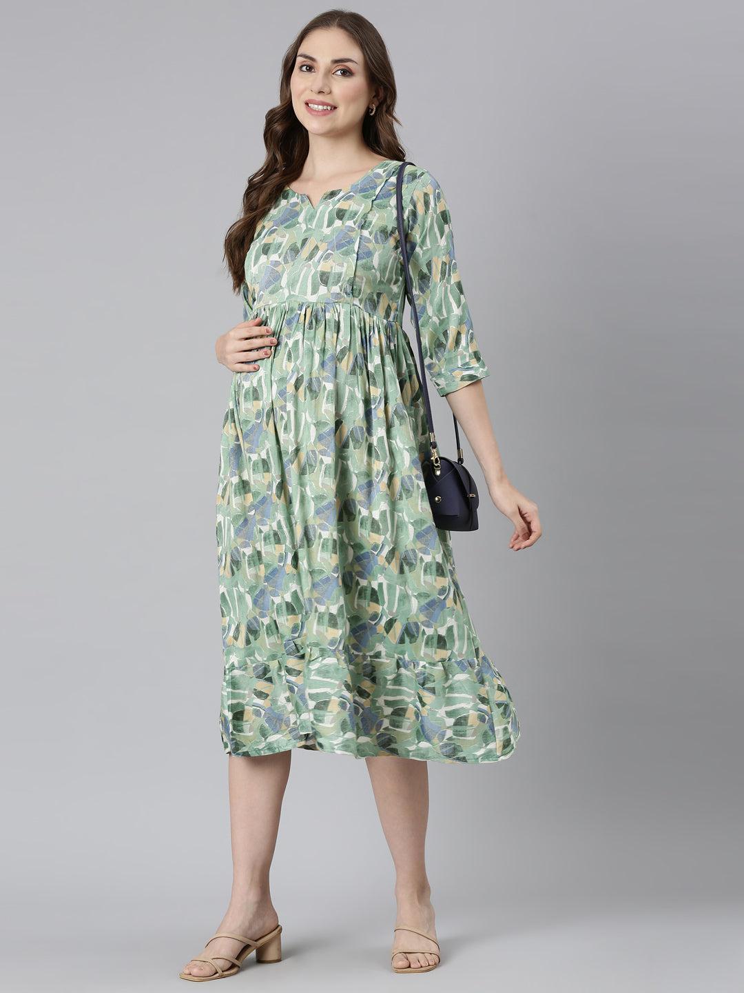 Seafom maternity and feeding dress