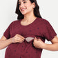 Blooming Maternity and Nursing lounge Short Nighty