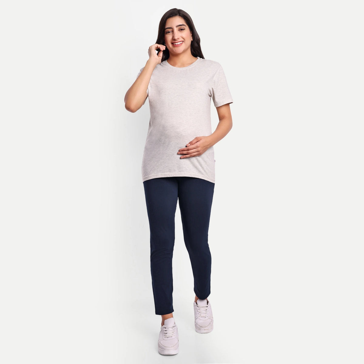 Maternity Comfy Pant - Adjustable waist - Navy Blue