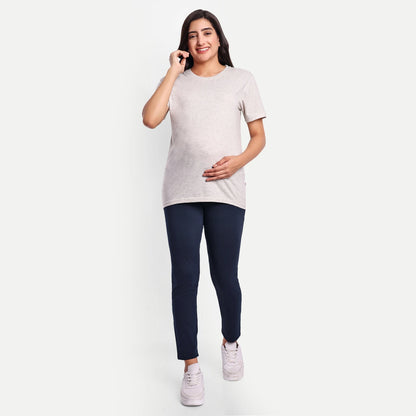 Maternity Comfy Pant - Adjustable waist - Navy Blue
