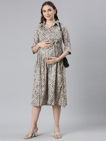 Muse maternity and feeding dress