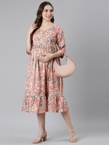 Peachshine maternity and feeding dress