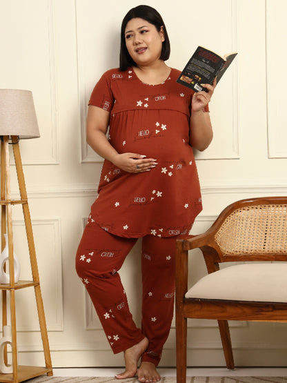 Hello sunshine Maternity lounge suit