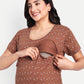 Rust orange Maternity and Lounge Nighty