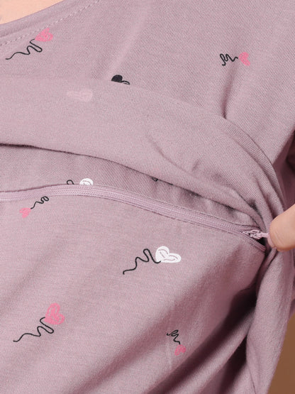 Petal shade Maternity and Lounge Nighty