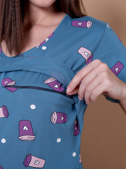 Midnight mug Maternity and Lounge Nighty