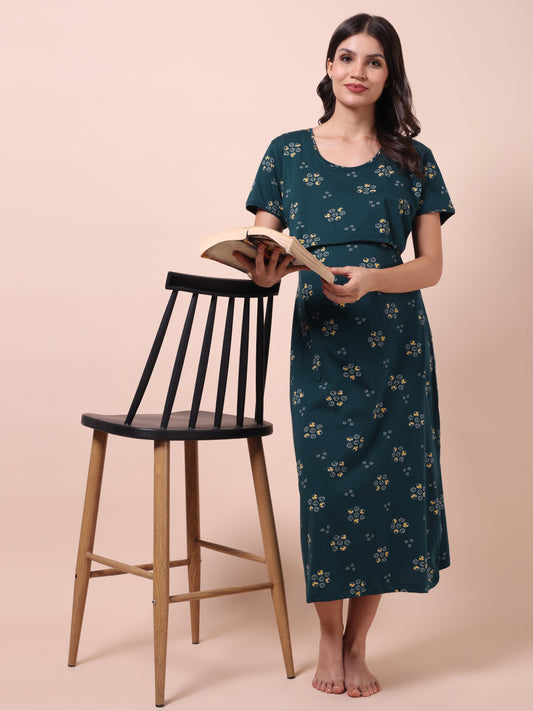 Harvest Green Maternity and Lounge Nighty