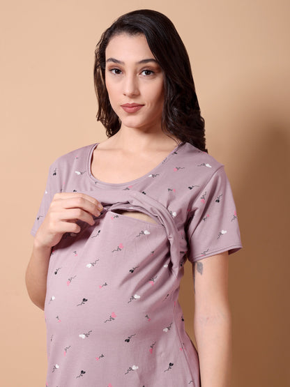 Petal shade Maternity and Lounge Nighty