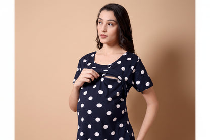 Navywood Maternity and Lounge Nighty