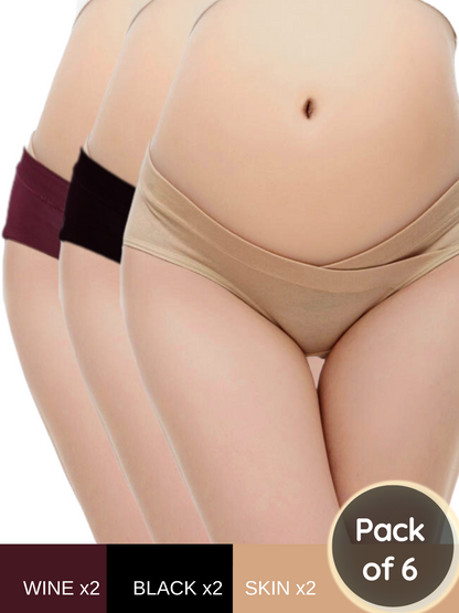 Pack of 6 Maternity Panties