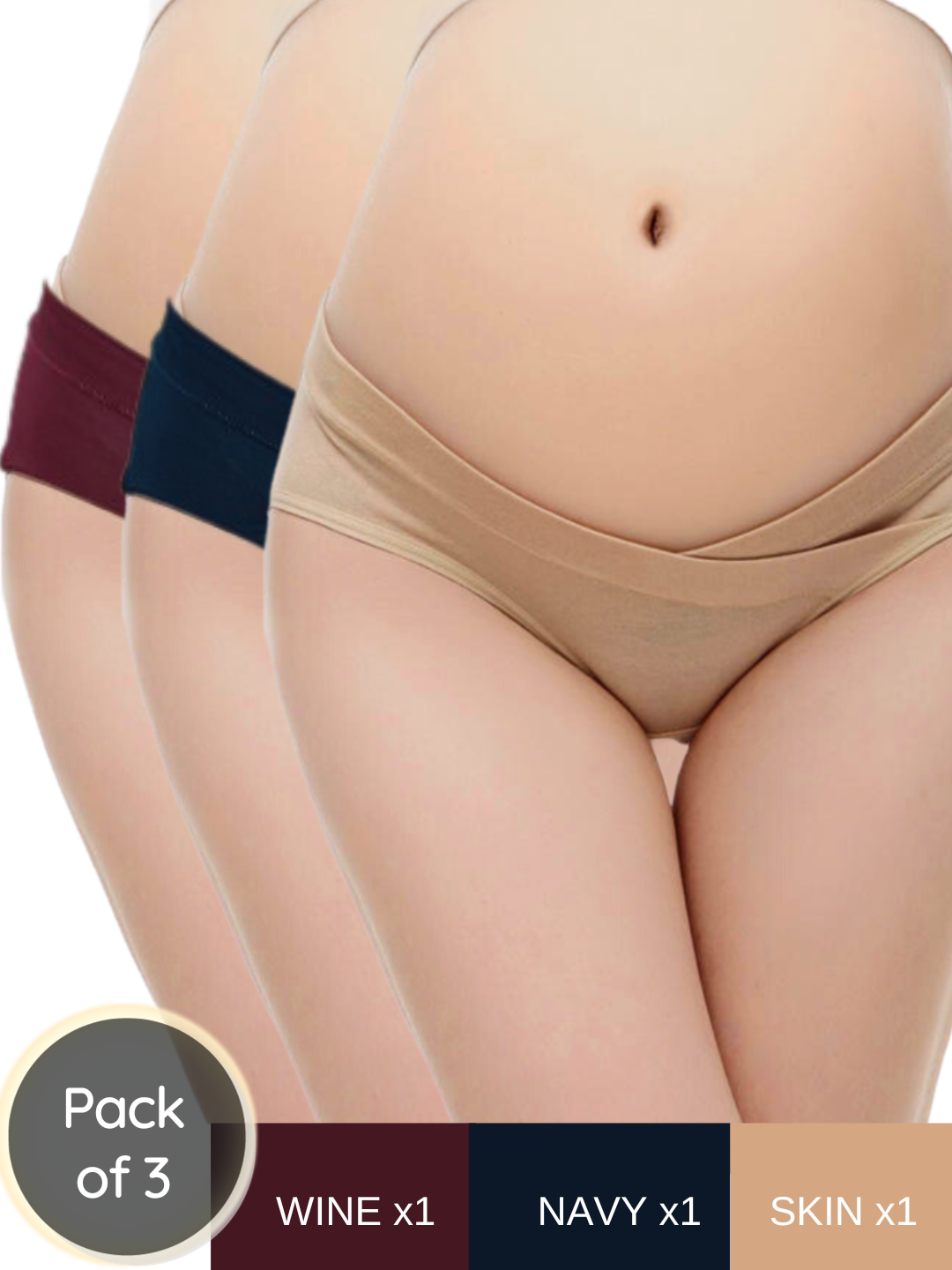 Maternity Crossover Low Waist Brief