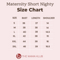 Blooming Maternity and Nursing lounge Short Nighty