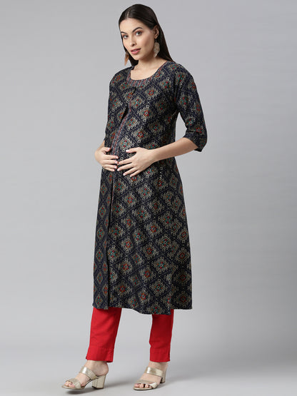 Sapphire Shacket Maternity & Feeding Dress